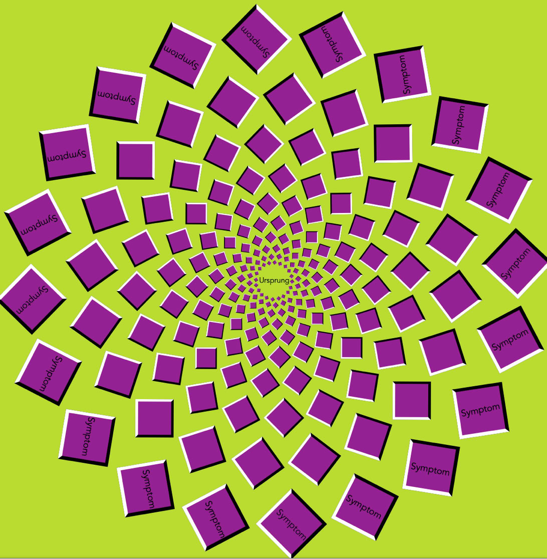 Bild einer optischen Täuschung